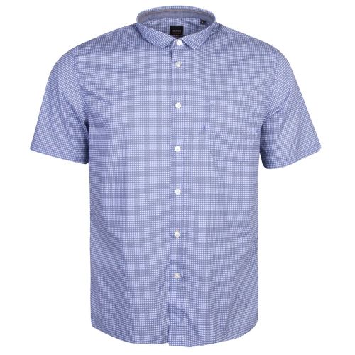 Casual Mens Dark Blue Erumba S/s Shirt 21997 by BOSS from Hurleys