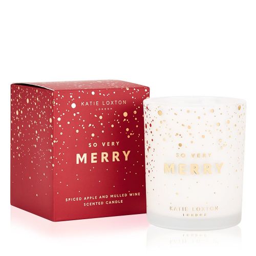 Womens Nutmeg Chai So Very Merry Candle 95096 by Katie Loxton from Hurleys