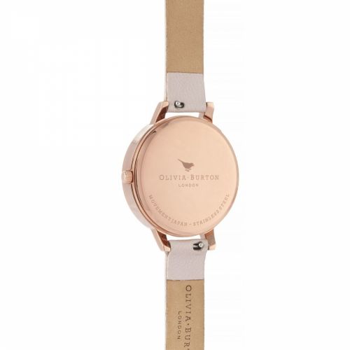 Womens Rose Quartz Pink & Rose Gold Semi Precious Watch 33891 by Olivia Burton from Hurleys