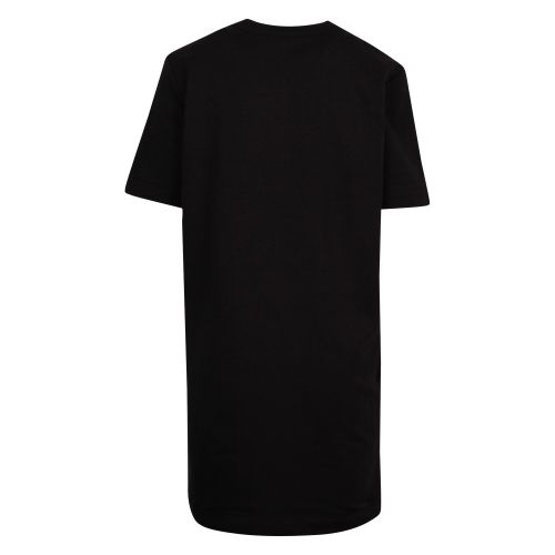 Womens Black Metallic Hearts T Shirt Dress 47900 by Love Moschino from Hurleys