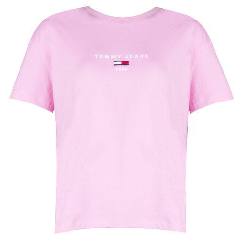 Womens Lilac Chiffon Corp Logo S/s T Shirt 34708 by Tommy Jeans from Hurleys