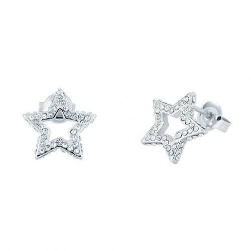 Womens Silver/Crystal Tantum Twinkle Star Studs 97501 by Ted Baker from Hurleys