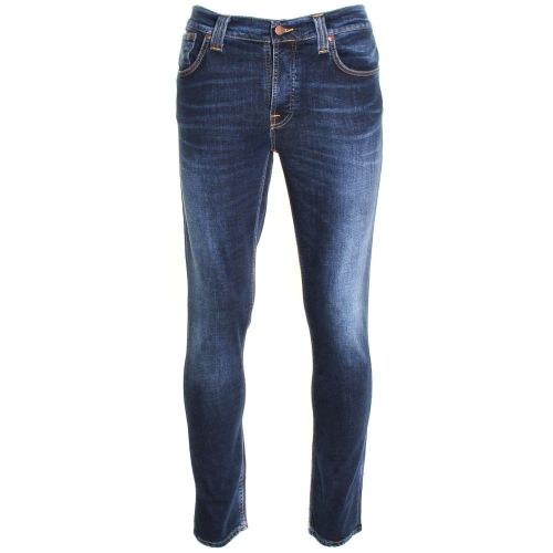 Mens Crosshatch Worn-In Wash Grim Tim Slim Fit Jeans 20994 by Nudie Jeans Co from Hurleys