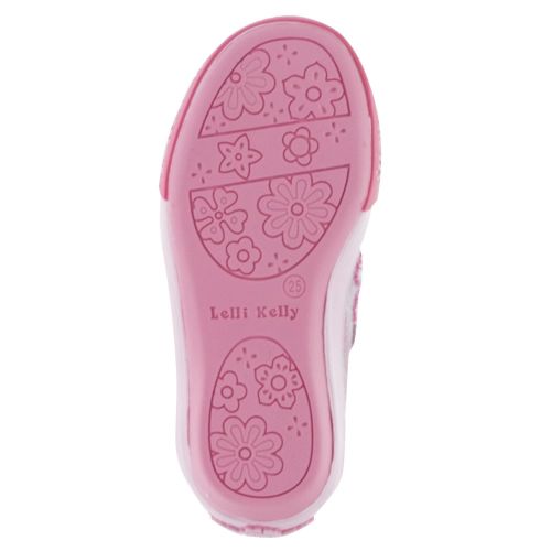Girls Pink Shining Bow Dolly Shoes (24-33EUR) 25574 by Lelli Kelly from Hurleys
