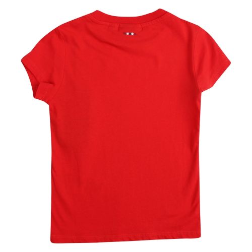 Boys Bright Red Seri S/s T Shirt 58713 by Napapijri from Hurleys