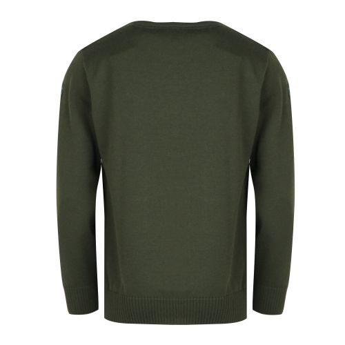 Paul & Shark Mens Khaki Button Shoulder Crew Knitted Jumper 32857 by Paul And Shark from Hurleys
