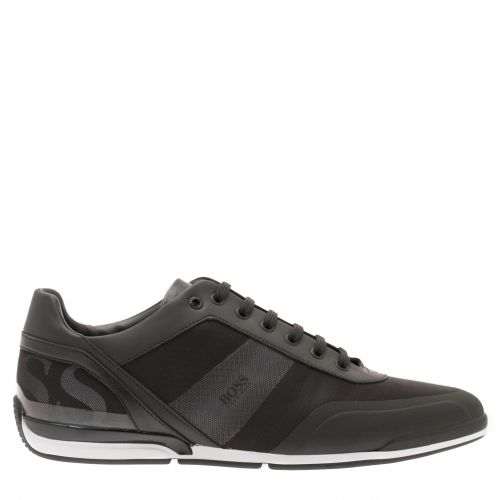 Athleisure Mens Black Saturn_Lowp_Act3 Trainers 34331 by BOSS from Hurleys