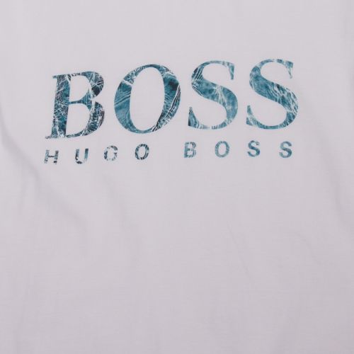 Casual Mens White Teecher 4 S/s T Shirt 44906 by BOSS from Hurleys