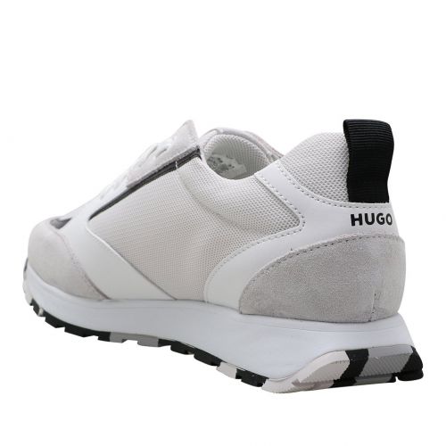 Womens White Icelin Runn Trainers 104069 by HUGO from Hurleys
