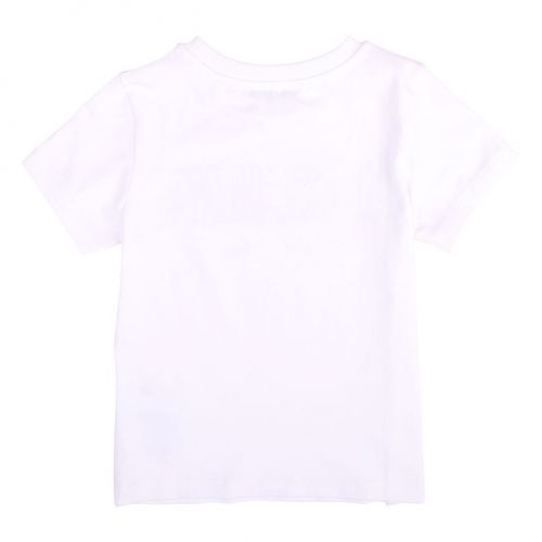 Boys White Silver Toy S/s T Shirt 101274 by Moschino from Hurleys