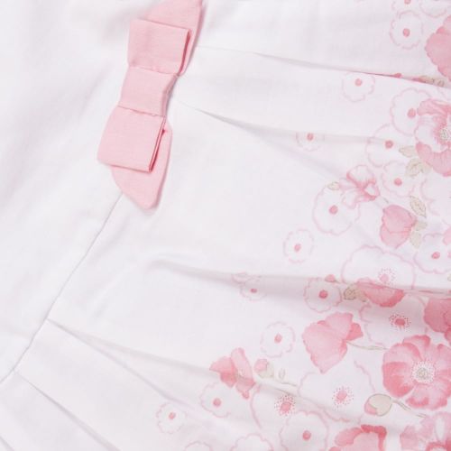 Baby White And Rose Flower Print Dress 22464 by Mayoral from Hurleys
