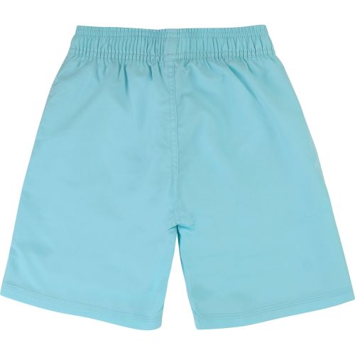 Boys Turquoise Branded Swim Shorts 38345 by BOSS from Hurleys