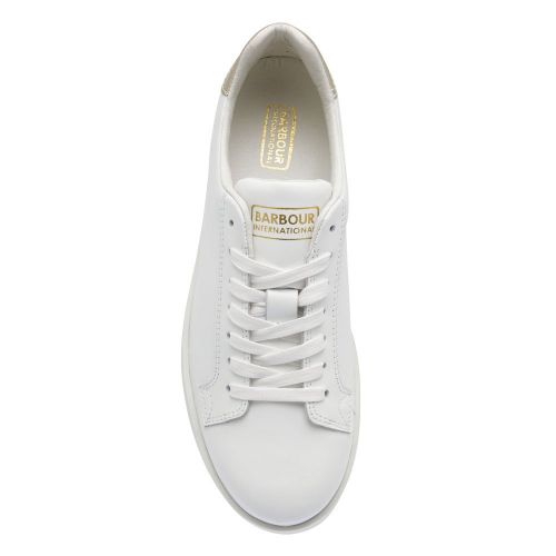 Womens White Bianca Trainers 82391 by Barbour International from Hurleys