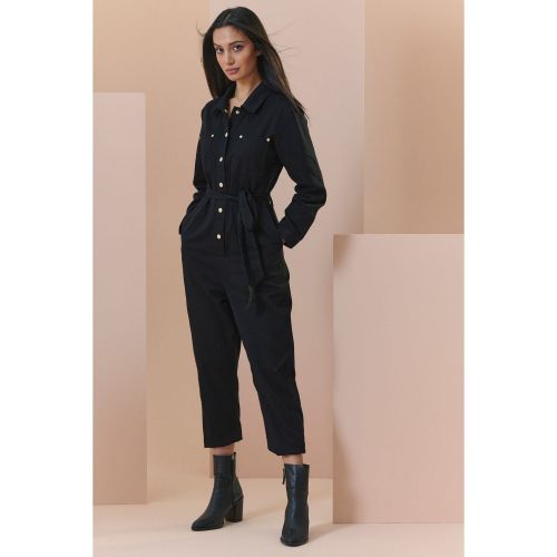 Womens Black Solitude Jumpsuit 92446 by Barbour International from Hurleys