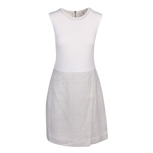 Womens Light Blue Blossd Knitted Bodice Dress 84637 by Ted Baker from Hurleys