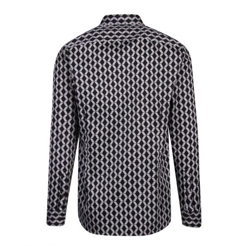 Mens Black Linbal Print L/s Shirt 80494 by Ted Baker from Hurleys