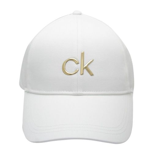 Womens White Branded Cap 86931 by Calvin Klein from Hurleys
