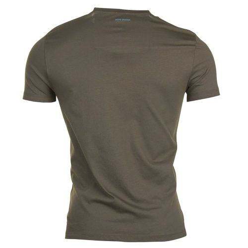 Mens Dark Green Tacket S/s Tee Shirt 6378 by BOSS from Hurleys