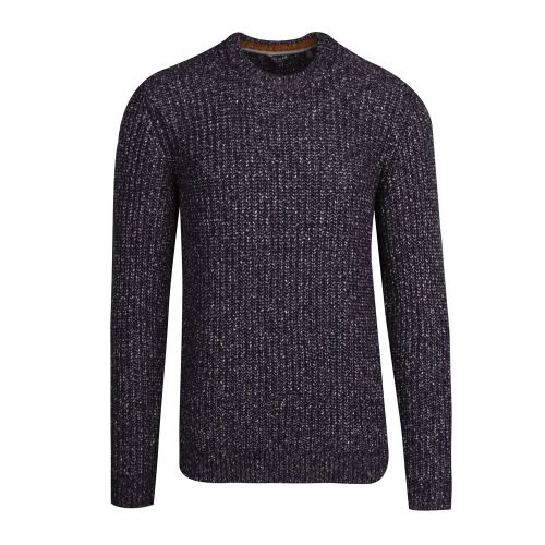 Mens Navy Springg Chunky Knitted Jumper 81013 by Ted Baker from Hurleys