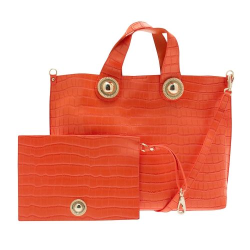 Womens Coral Dome Croc Shopper 8983 by Versace Jeans from Hurleys