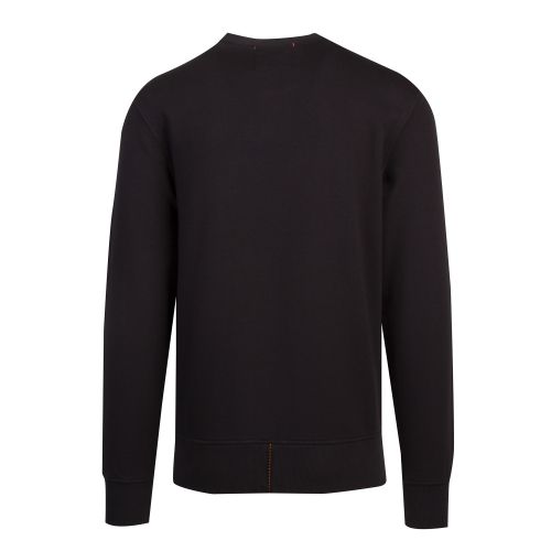 Mens Black Armstrong Stripe Sweat Top 53915 by Parajumpers from Hurleys