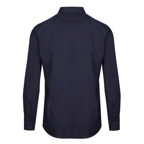 Mens Navy/Trim Kery Slim Fit L/s Shirt 42684 by HUGO from Hurleys