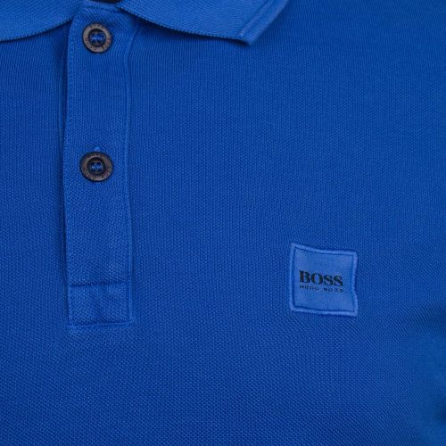 Casual Mens Bright Blue Prime Slim Fit S/s Polo Shirt 81212 by BOSS from Hurleys