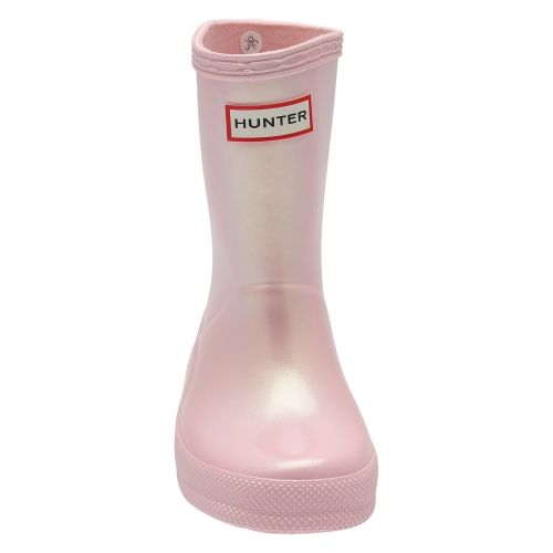 Girls Bella Pink First Classic Nebula Wellington Boots (4-8) 50117 by Hunter from Hurleys