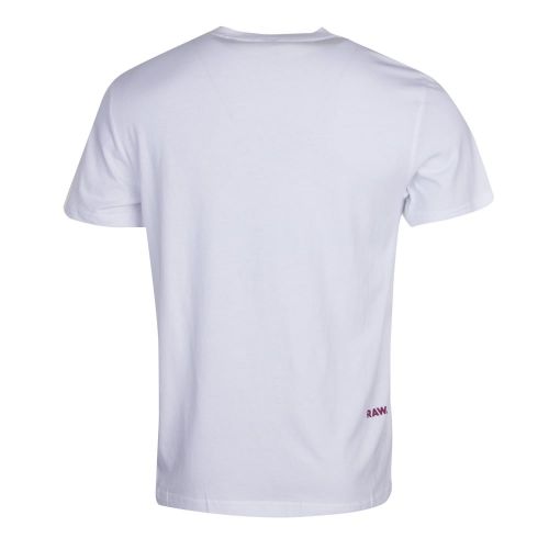 Mens White Bett Logo S/s T Shirt 23946 by G Star from Hurleys