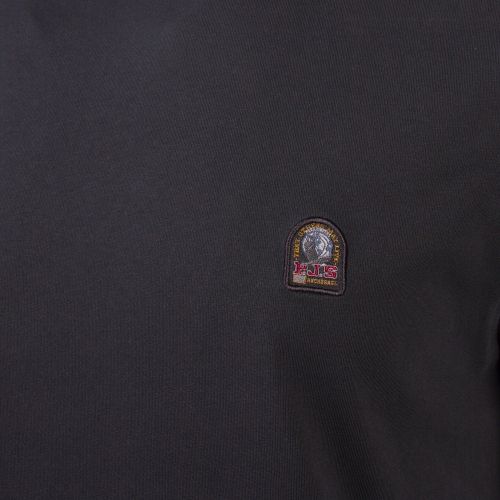 Mens Black Patch Logo S/s T Shirt 53926 by Parajumpers from Hurleys