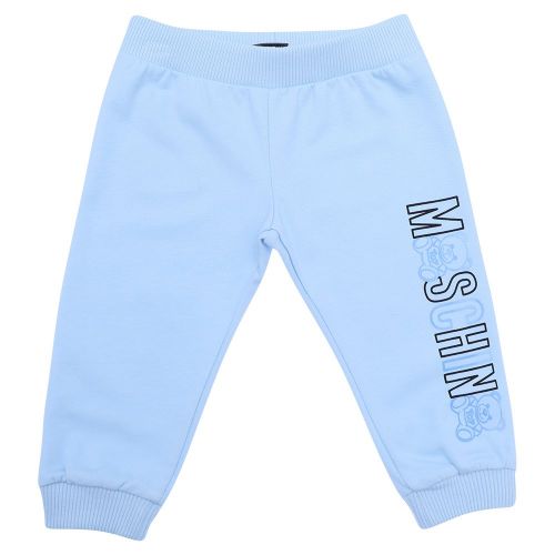 Baby Sky Blue Logo Outline Tracksuit 105540 by Moschino from Hurleys