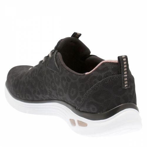 Womens Black/Rose Gold Empire DLux Spotted Trainers 40763 by Skechers from Hurleys