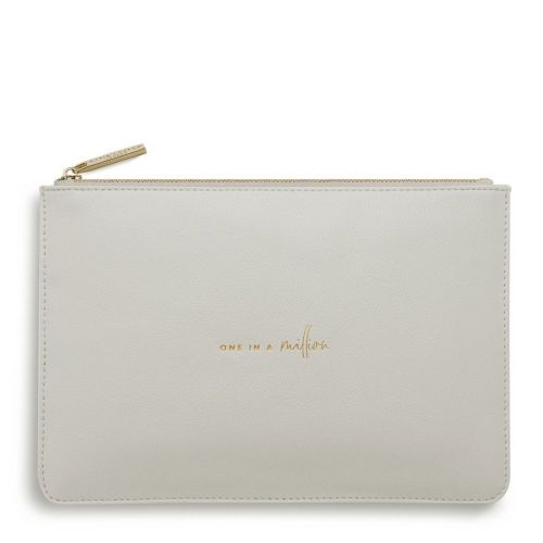 Womens Pale Grey One In A Million Pouch 80326 by Katie Loxton from Hurleys