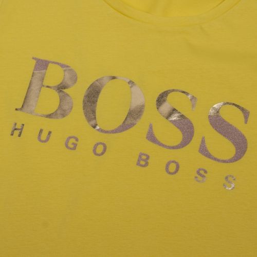 Casual Womens Yellow Tecatch S/s T Shirt 56870 by BOSS from Hurleys