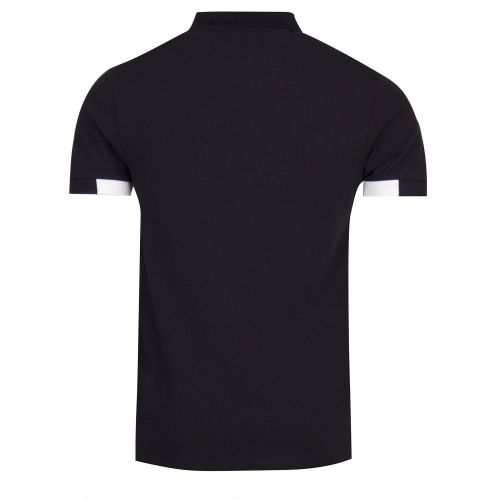 Mens Black Block Tipped S/s Polo Shirt 27615 by Fred Perry from Hurleys