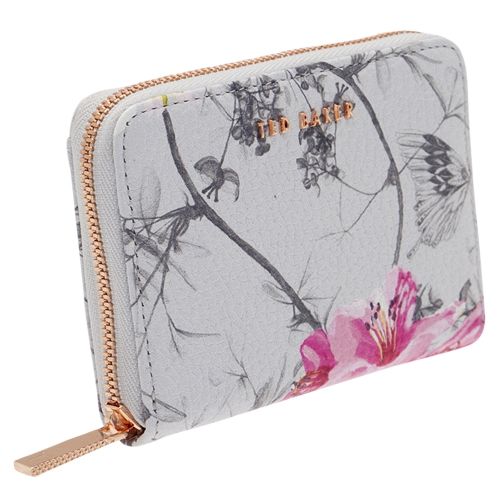Womens Grey Inna Babylon Zip Around Small Purse 30209 by Ted Baker from Hurleys