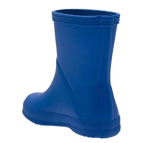 Boys Bucket Blue First Classic Wellington Boots (4-8) 41467 by Hunter from Hurleys