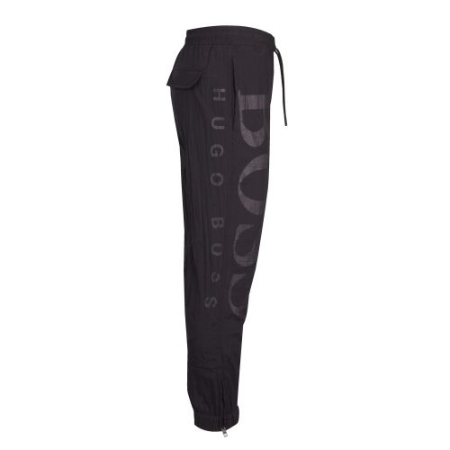Casual Mens Black Salty Ripstop Sweat Pants 37572 by BOSS from Hurleys