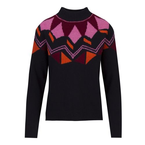 Womens Navy Fairisle Knitted Jumper 48542 by PS Paul Smith from Hurleys