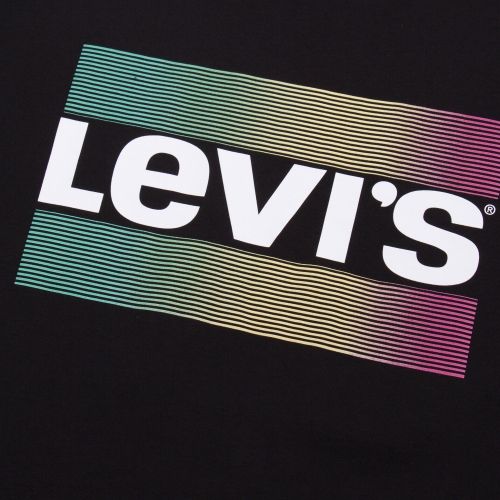 Mens Mineral Black Sportswear Gradient Logo S/s T Shirt 57866 by Levi's from Hurleys