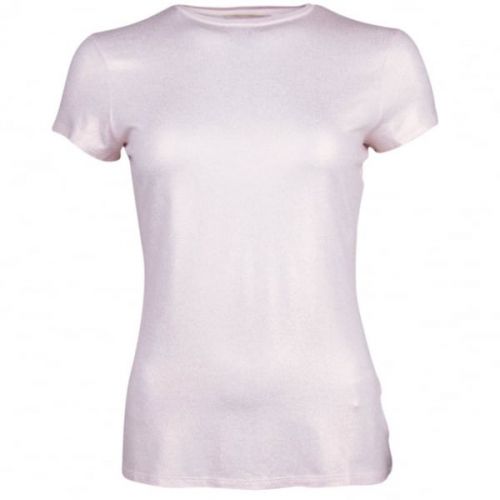 Womens Pale Pink Amander Shimmer S/s T Shirt 18364 by Ted Baker from Hurleys