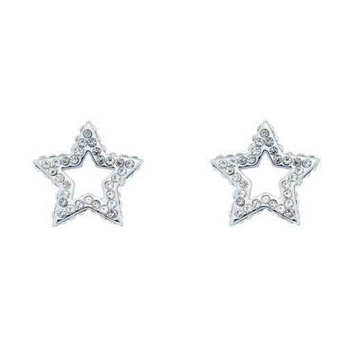 Womens Silver/Crystal Tantum Twinkle Star Studs 97502 by Ted Baker from Hurleys