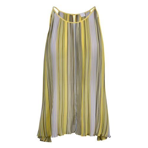 Casual Womens Yellow Ebba Stripe Cami Top 56872 by BOSS from Hurleys
