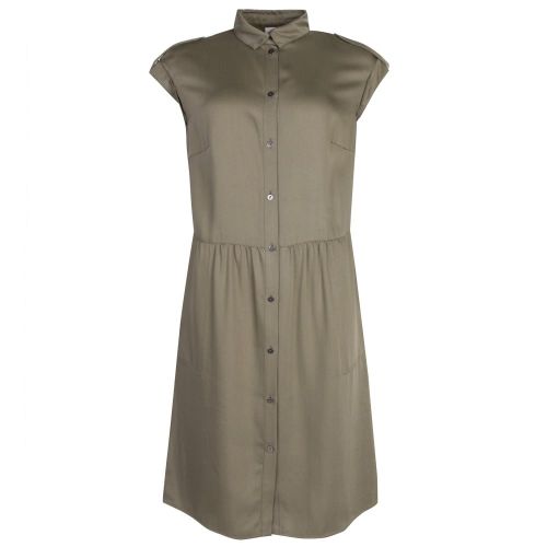 Casual Womens Green Amilly Shirt Dress 22214 by BOSS from Hurleys