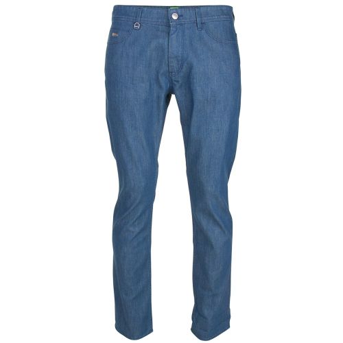 Mens Bright Blue Drake2 Slim Fit Jeans 6632 by BOSS from Hurleys