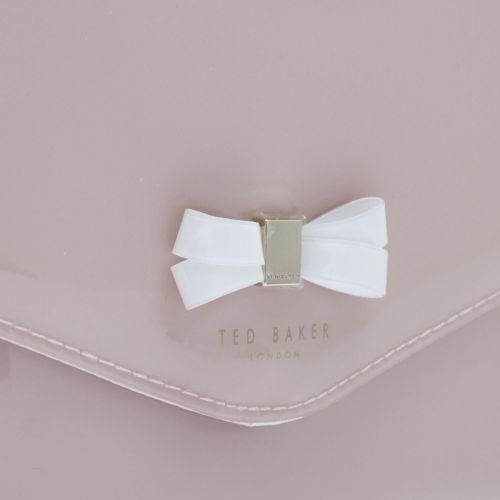 Womens Dusky Pink Canei Bow Envelope Clutch 80237 by Ted Baker from Hurleys