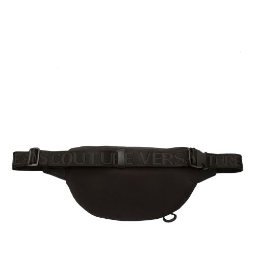 Mens Black Branded Logo Bumbag 83653 by Versace Jeans Couture from Hurleys