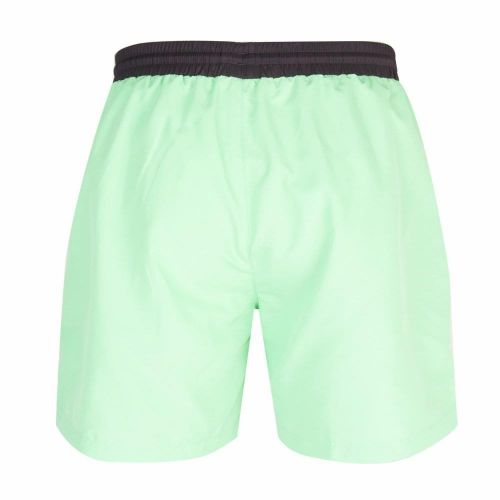 Mens Light Green Starfish Contrast Swim Shorts 26793 by BOSS from Hurleys