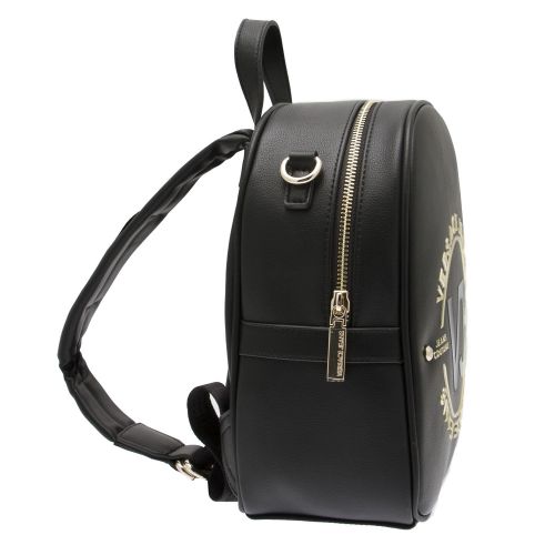 Womens Black Round Logo Backpack 41751 by Versace Jeans from Hurleys