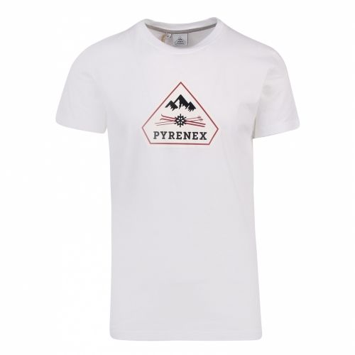 Mens White Karel Logo S/s T Shirt 59400 by Pyrenex from Hurleys